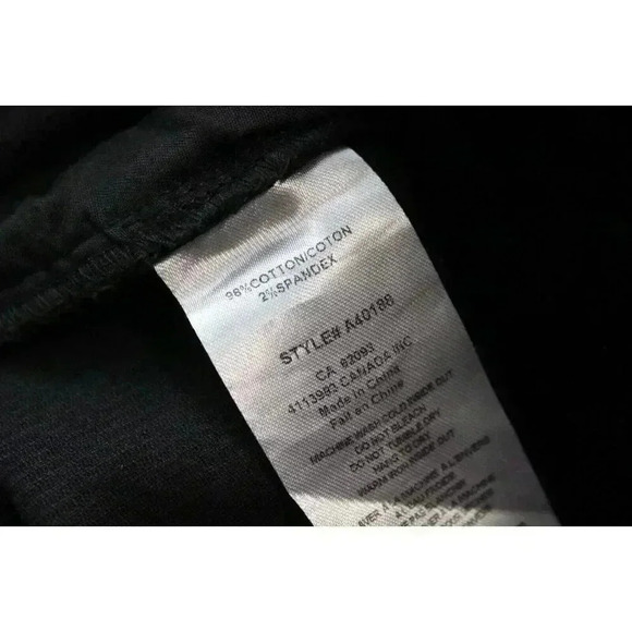 NWT Alison Sheri Corduroy Pants Small Pleated Straight Leg Academia Preppy Black - Picture 12 of 12